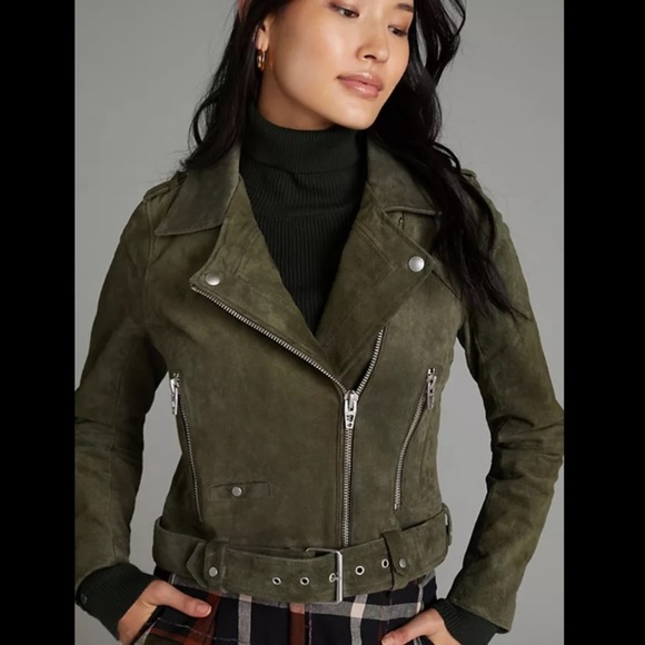 Anthropologie Jackets & Blazers - Anthropologie NWT BLANKNYC Suede Moto Jacket Size S.